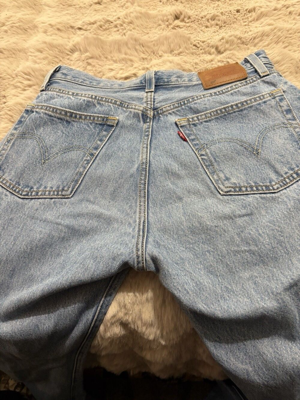 Levi’s Women’s 501 Button Fly Med Wash Jeans Denim San Francisco Premium 26/30